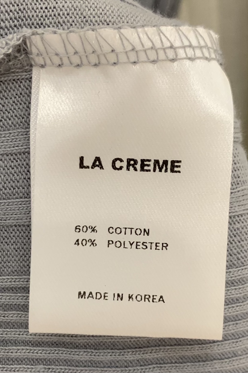 LA CREME東大門實拍女裝新品熱賣真品人氣時尚長袖T恤蕾絲LA CREME長袖T恤