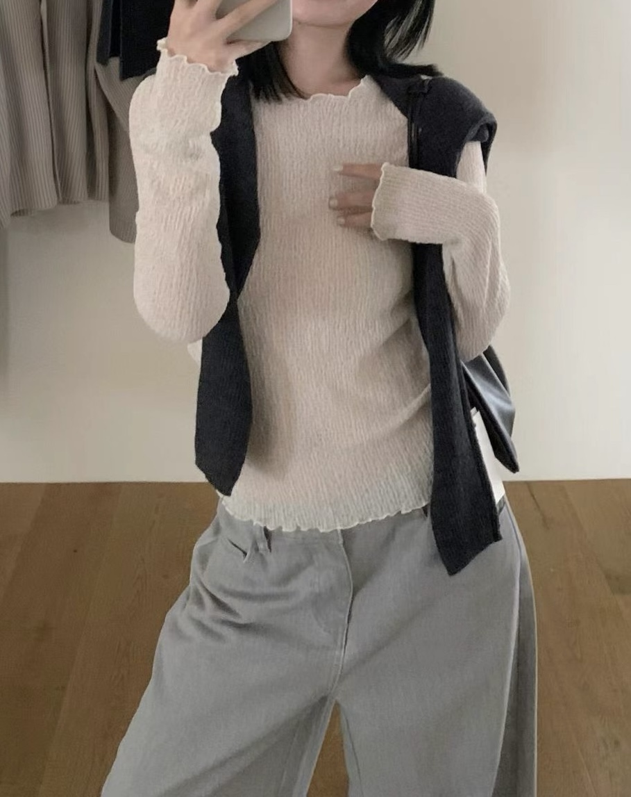 SYMBOL東大門實拍女裝新品時尚真品人氣熱賣推薦休閑長袖T恤SYMBOL長袖T恤
