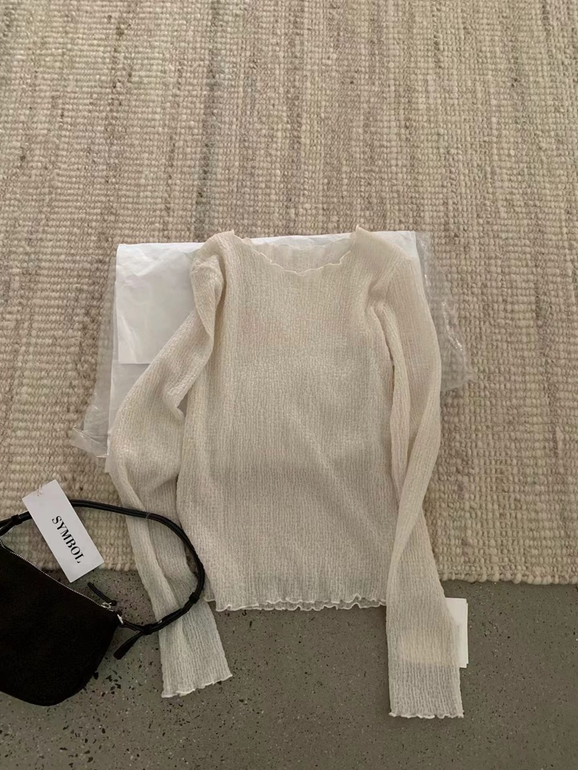 SYMBOL東大門實拍女裝新品時尚真品人氣熱賣推薦休閑長袖T恤SYMBOL長袖T恤圖色1