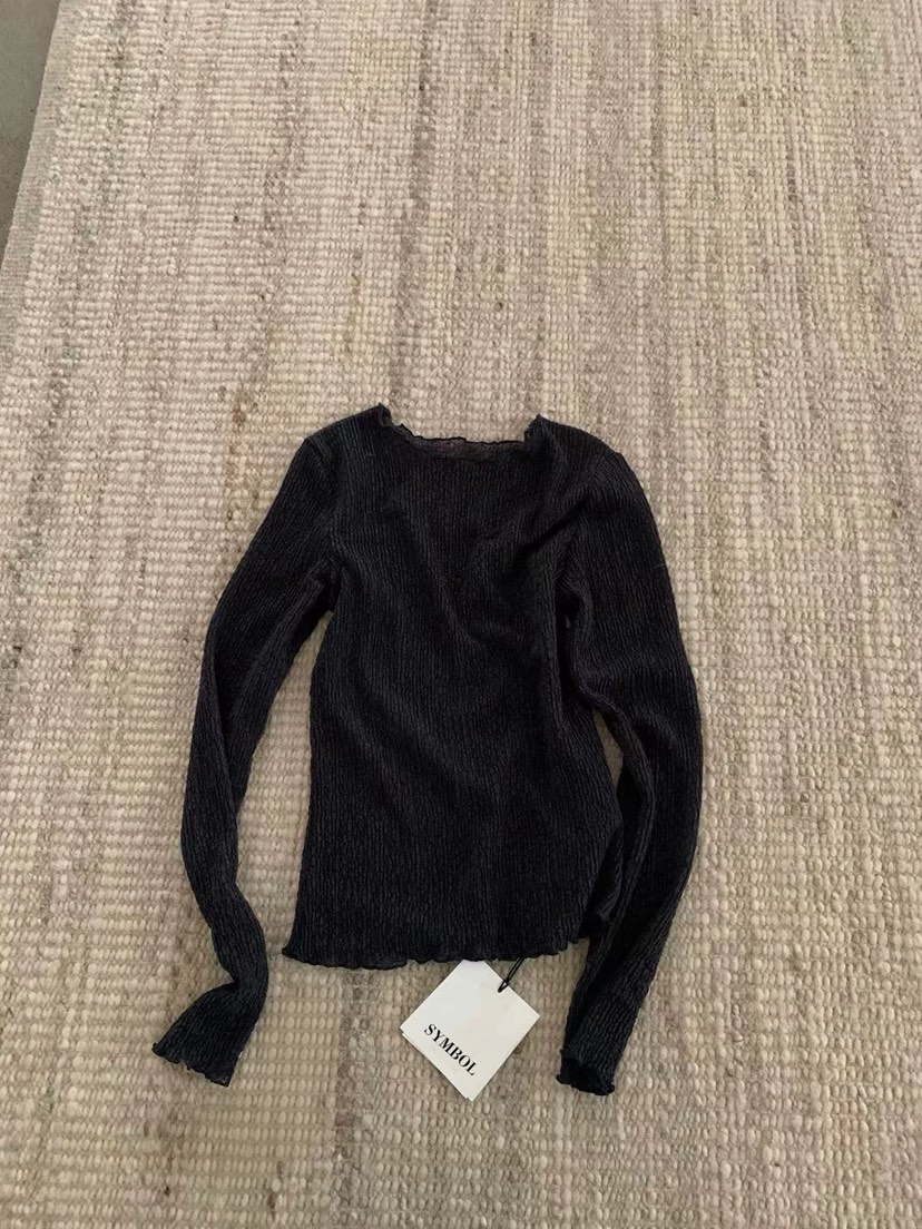 SYMBOL東大門實拍女裝新品時尚真品人氣熱賣推薦休閑長袖T恤SYMBOL長袖T恤圖色2