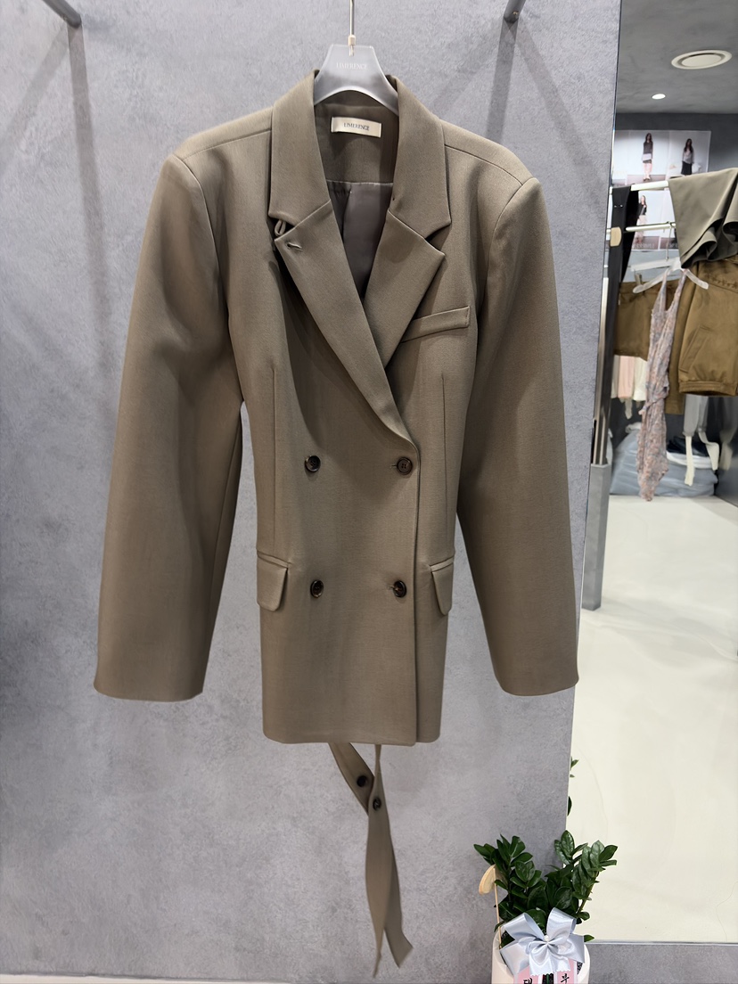 LIMERENCE東大門實拍女裝新品休閑推薦人氣西裝西服含腰帶LIMERENCE西裝/西服圖色2