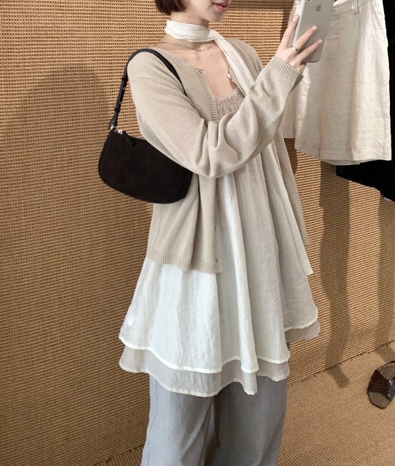 SYMBOL東大門代購女士新品真品時尚人氣推薦連衣裙含圍巾SYMBOL連衣裙