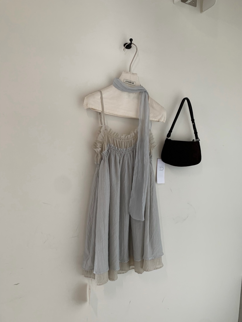 SYMBOL東大門代購女士新品真品時尚人氣推薦連衣裙含圍巾SYMBOL連衣裙圖色1