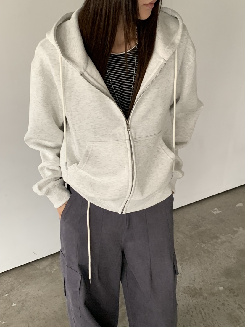 RIVER RAIN韓國直郵女裝新款人氣推薦真品衛衣拉鏈連帽衫RIVER RAIN衛衣