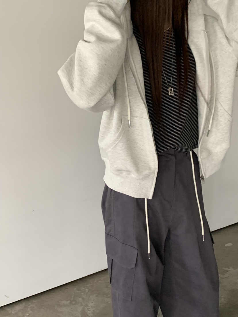 RIVER RAIN韓國直郵女裝新款人氣推薦真品衛衣拉鏈連帽衫RIVER RAIN衛衣