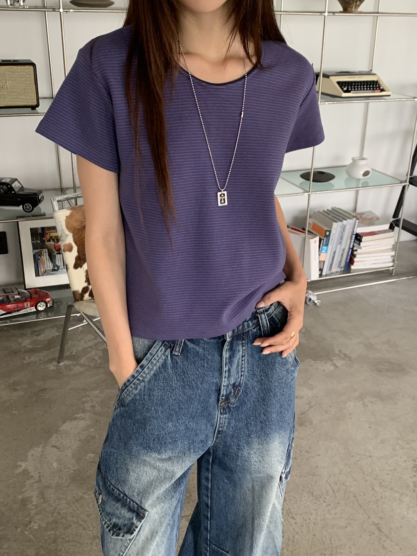 RIVER RAIN韓國代購女裝新款休閑推薦真品熱賣人氣時尚T恤RIVER RAINT恤