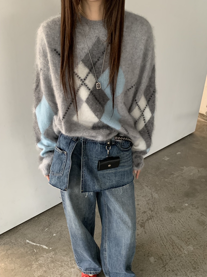 RIVER RAIN東大門實拍女裝新品真品推薦人氣休閑時尚毛衣RIVER RAIN毛衣