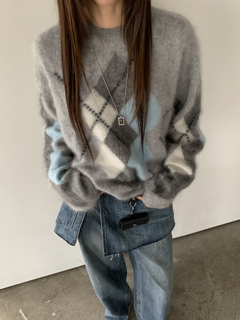 RIVER RAIN東大門實拍女裝新品真品推薦人氣休閑時尚毛衣RIVER RAIN毛衣