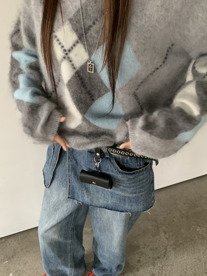 RIVER RAIN東大門實拍女裝新品真品推薦人氣休閑時尚毛衣RIVER RAIN毛衣