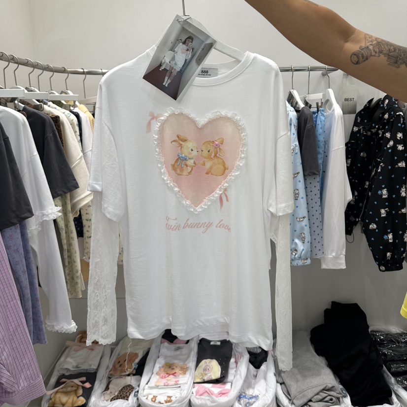 VINTAGE 888東大門直郵女裝新品推薦時尚休閑真品長袖T恤VINTAGE 888長袖T恤圖色1