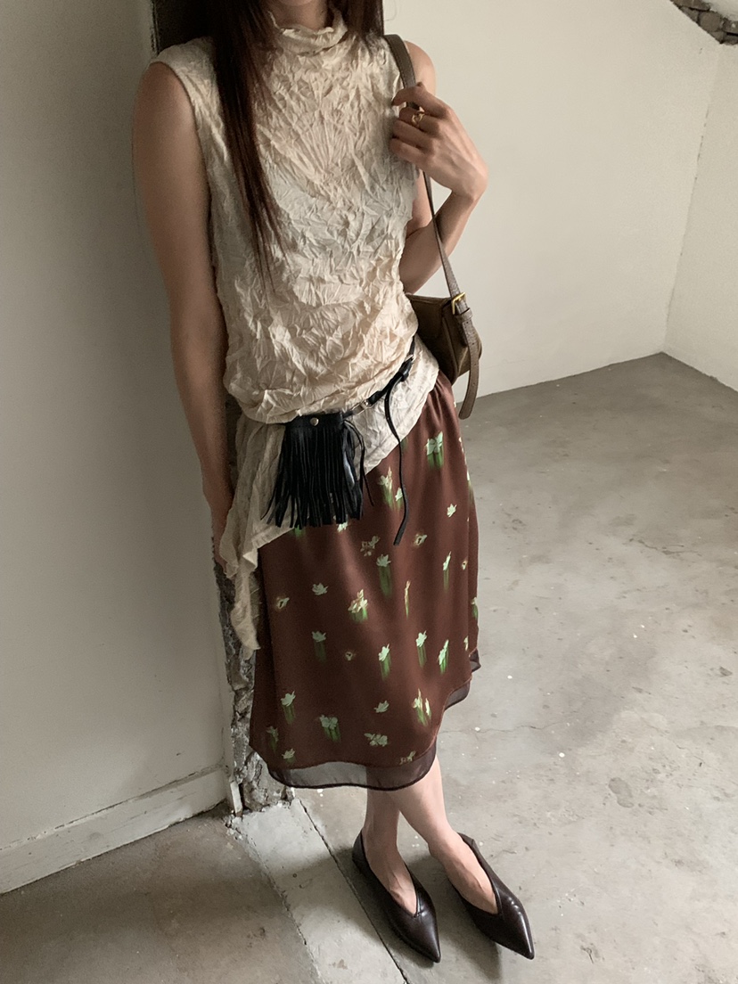 RIVER RAIN韓國直郵女士新款推薦時尚真品熱賣半身裙中短裙RIVER RAIN半身裙/中短裙