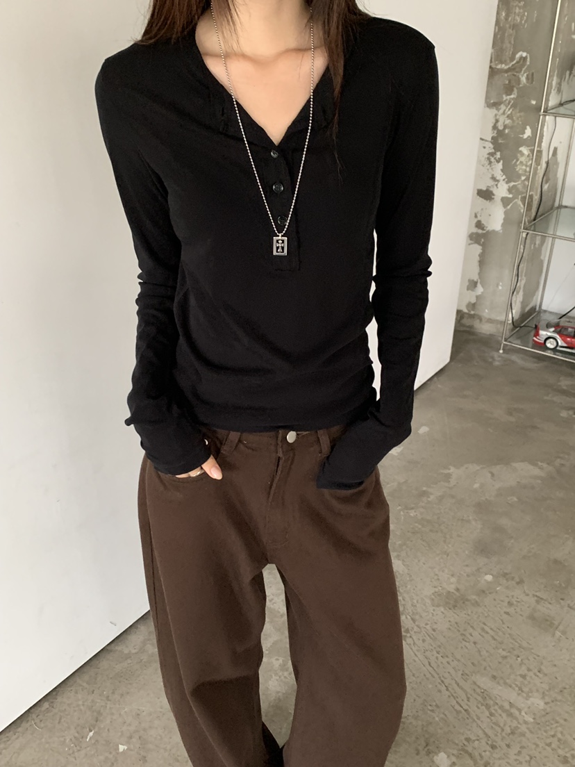 RIVER RAIN東大門直郵女裝新款真品熱賣人氣時尚長袖T恤RIVER RAIN長袖T恤