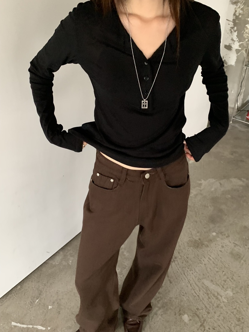 RIVER RAIN東大門直郵女裝新款真品熱賣人氣時尚長袖T恤RIVER RAIN長袖T恤