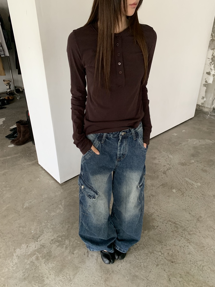 RIVER RAIN東大門直郵女裝新款真品熱賣人氣時尚長袖T恤RIVER RAIN長袖T恤