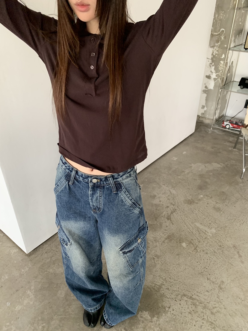RIVER RAIN東大門直郵女裝新款真品熱賣人氣時尚長袖T恤RIVER RAIN長袖T恤