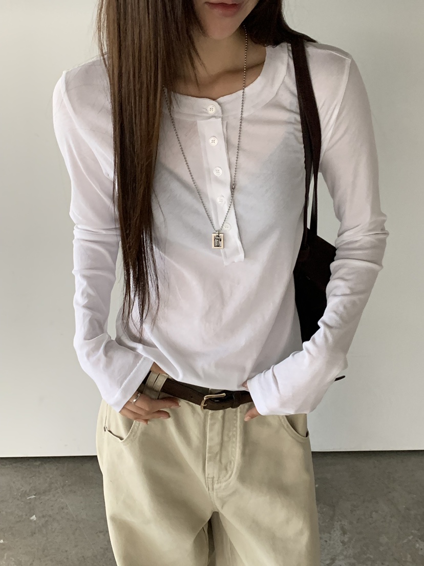 RIVER RAIN東大門直郵女裝新款真品熱賣人氣時尚長袖T恤RIVER RAIN長袖T恤