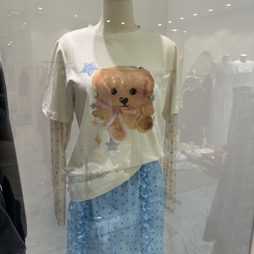 VINTAGE 888韓國直郵女士新品時尚真品人氣推薦熱賣長袖T恤VINTAGE 888長袖T恤圖色2