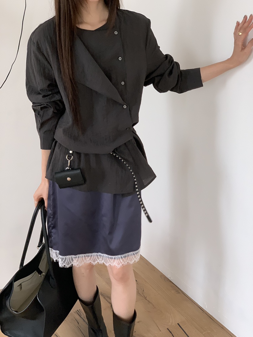 RIVER RAIN韓國代購女士新品休閑時尚推薦真品襯衫蕾絲衫RIVER RAIN襯衫/蕾絲衫