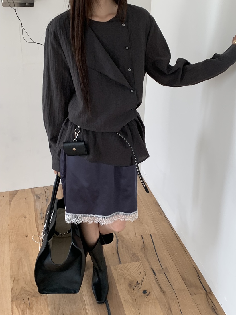 RIVER RAIN韓國代購女士新品休閑時尚推薦真品襯衫蕾絲衫RIVER RAIN襯衫/蕾絲衫