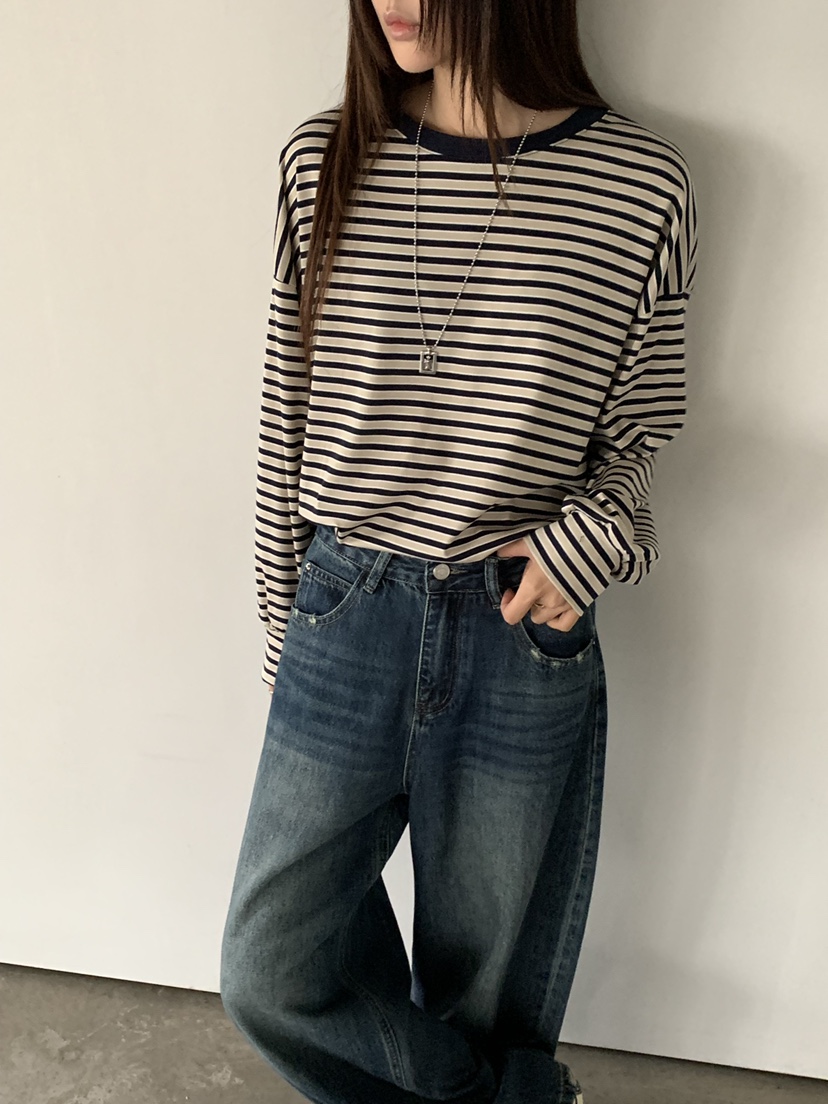 RIVER RAIN東大門代購女士新品時尚真品人氣熱賣長袖T恤RIVER RAIN長袖T恤