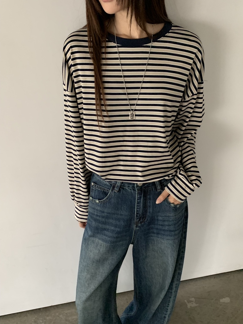 RIVER RAIN東大門代購女士新品時尚真品人氣熱賣長袖T恤RIVER RAIN長袖T恤