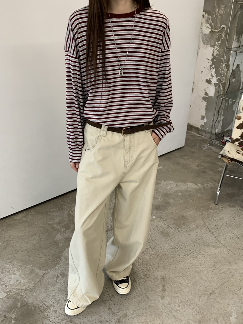 RIVER RAIN東大門代購女士新品時尚真品人氣熱賣長袖T恤RIVER RAIN長袖T恤