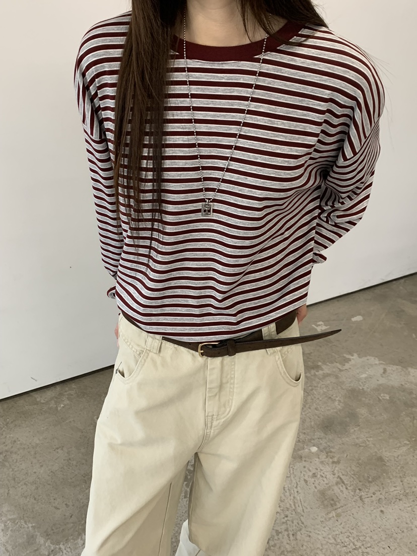 RIVER RAIN東大門代購女士新品時尚真品人氣熱賣長袖T恤RIVER RAIN長袖T恤