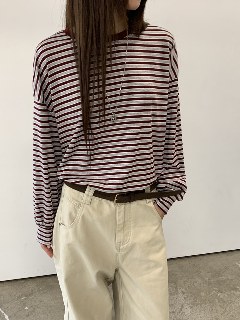 RIVER RAIN東大門代購女士新品時尚真品人氣熱賣長袖T恤RIVER RAIN長袖T恤