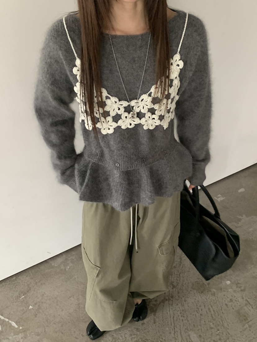 RIVER RAIN東大門實拍女裝新品休閑人氣時尚吊帶背心花朵RIVER RAIN吊帶/背心