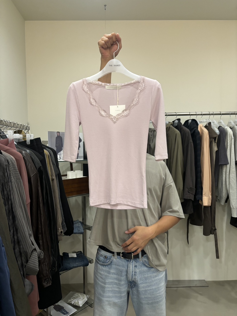 NAMED韓國直郵女裝新品休閑時尚真品推薦人氣熱賣T恤NAMEDT恤圖色4
