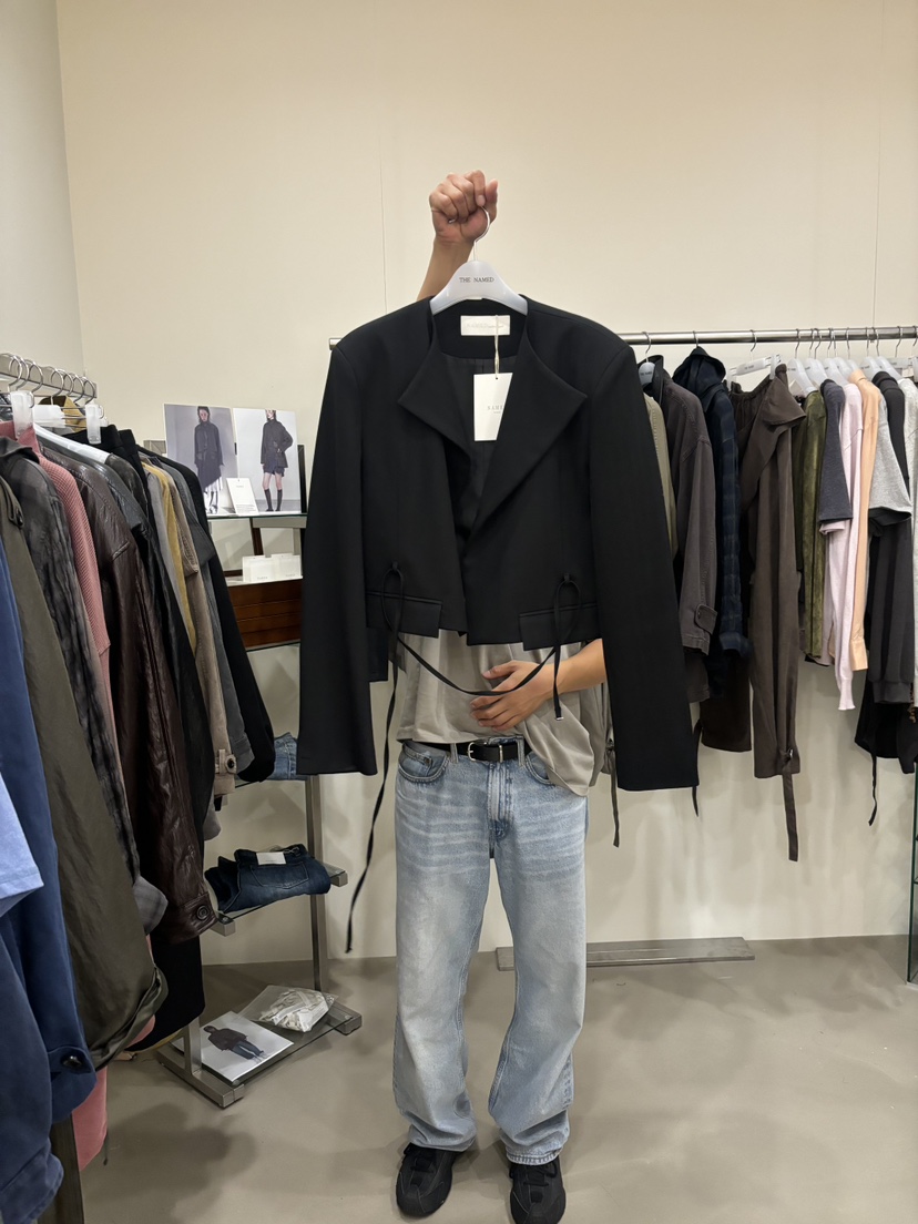 NAMED東大門代購女士新品熱賣人氣休閑推薦真品時尚夾克NAMED夾克圖色2黑色
