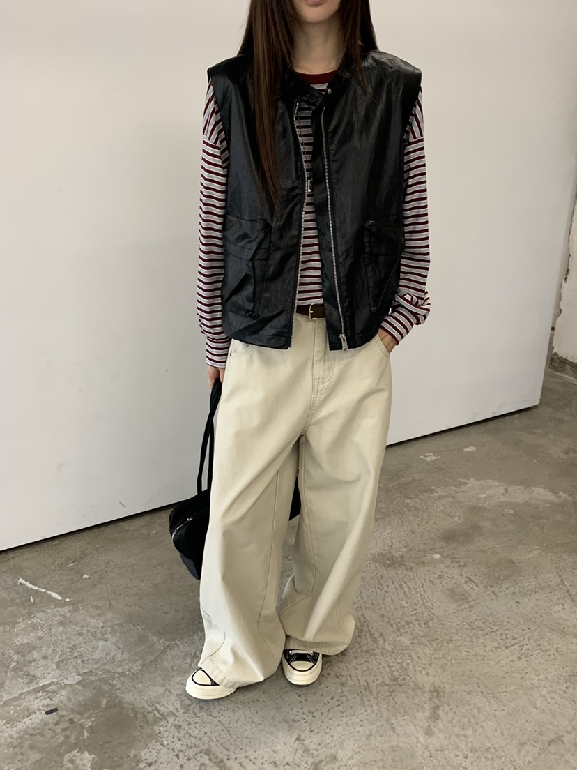 RIVER RAIN東大門實拍女裝新款休閑推薦人氣真品時尚馬甲RIVER RAIN馬甲