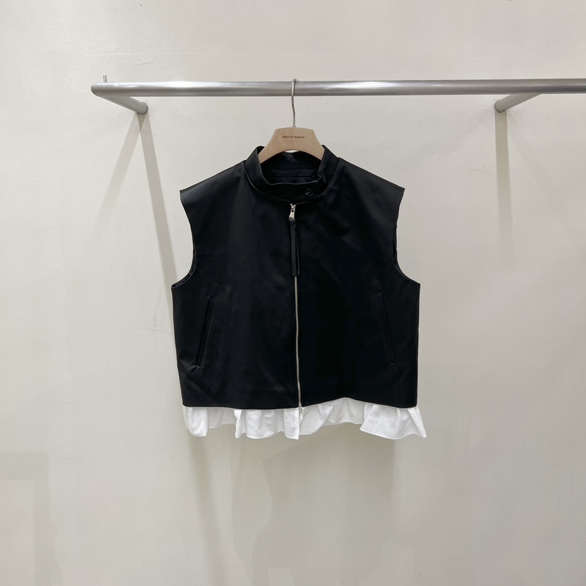 MARIE MARIE東大門實拍女士新款推薦熱賣真品時尚人氣馬甲MARIE MARIE馬甲圖色2