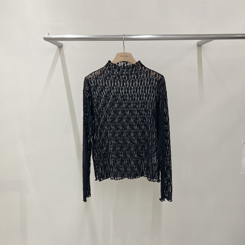MARIE MARIE東大門實拍女裝新款真品熱賣休閑長袖T恤蕾絲MARIE MARIE長袖T恤圖色3