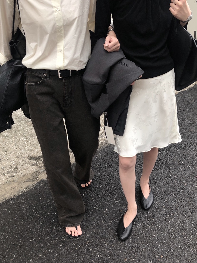 LE BUTTER韓國直郵女裝新品人氣休閑推薦熱賣真品牛仔褲LE BUTTER牛仔褲