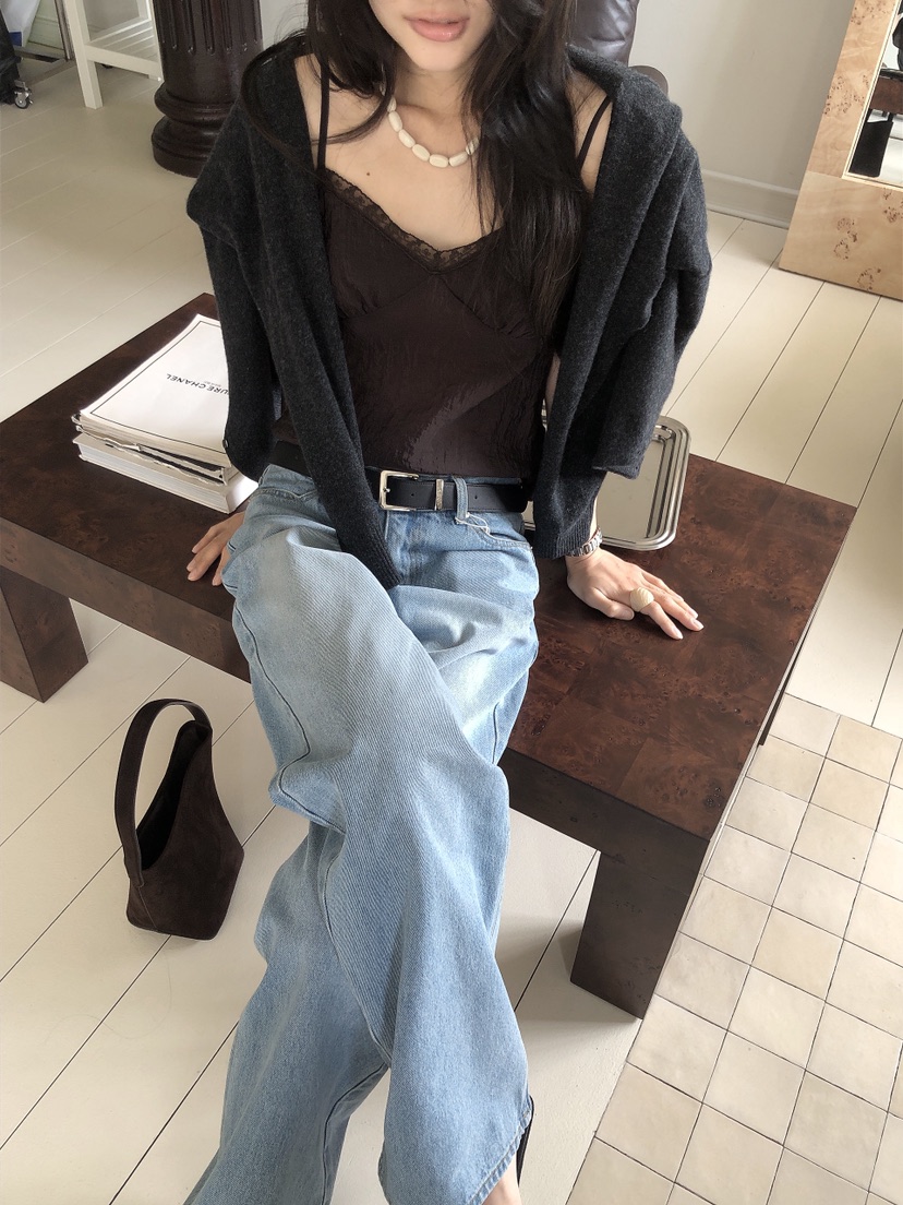 LE BUTTER東大門實拍女士新品真品人氣休閑時尚推薦牛仔褲LE BUTTER牛仔褲