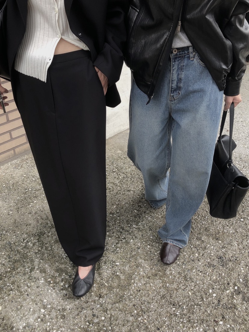 LE BUTTER東大門直郵女士新款休閑推薦人氣真品時尚牛仔褲LE BUTTER牛仔褲