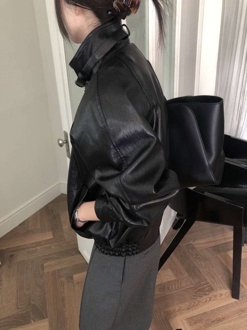 LE BUTTER韓國代購女裝新款推薦人氣真品休閑時尚熱賣皮衣LE BUTTER皮衣