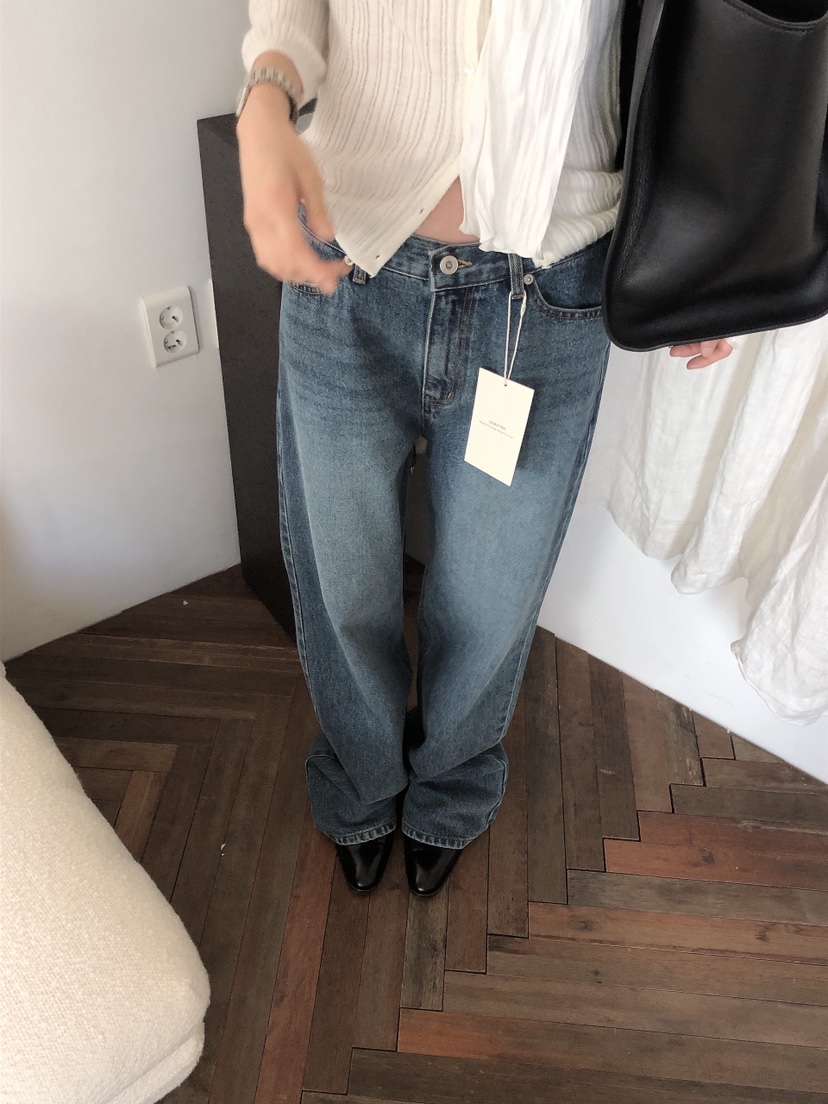 LE BUTTER東大門實拍女裝新款休閑推薦熱賣人氣真品牛仔褲LE BUTTER牛仔褲
