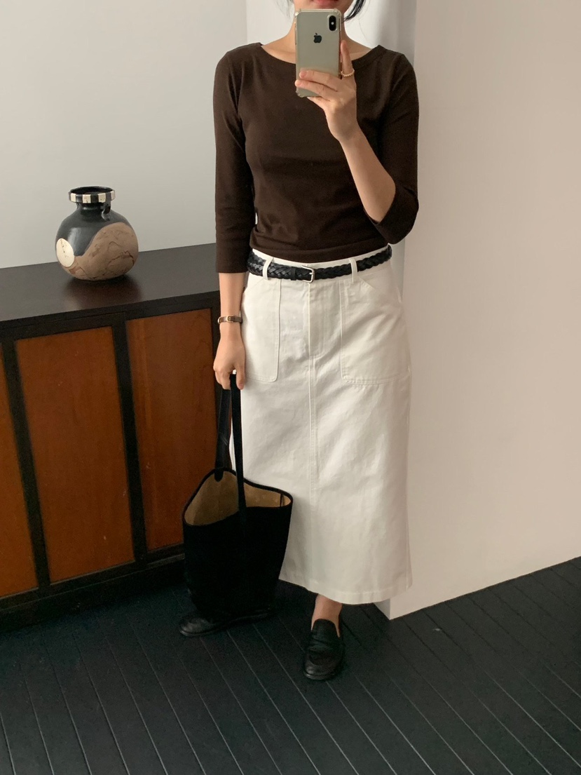 REGULARLY/PLACOR東大門直郵女士新款休閑時尚推薦T恤船領REGULARLY/PLACORT恤