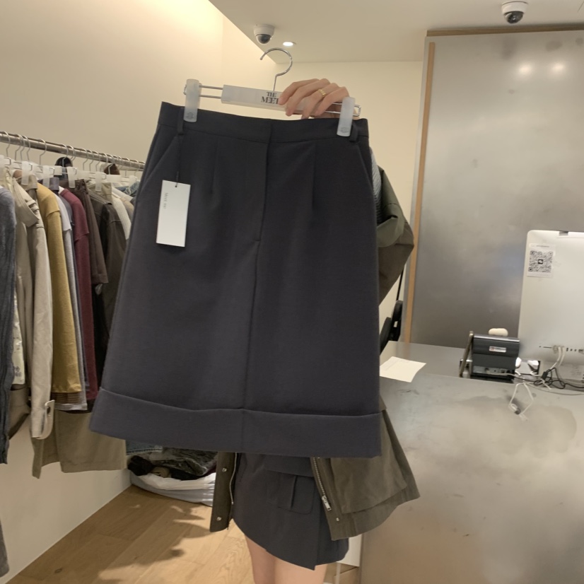 MEET ME東大門實拍女裝新款休閑真品熱賣時尚半身裙中短裙MEET ME半身裙/中短裙圖色1