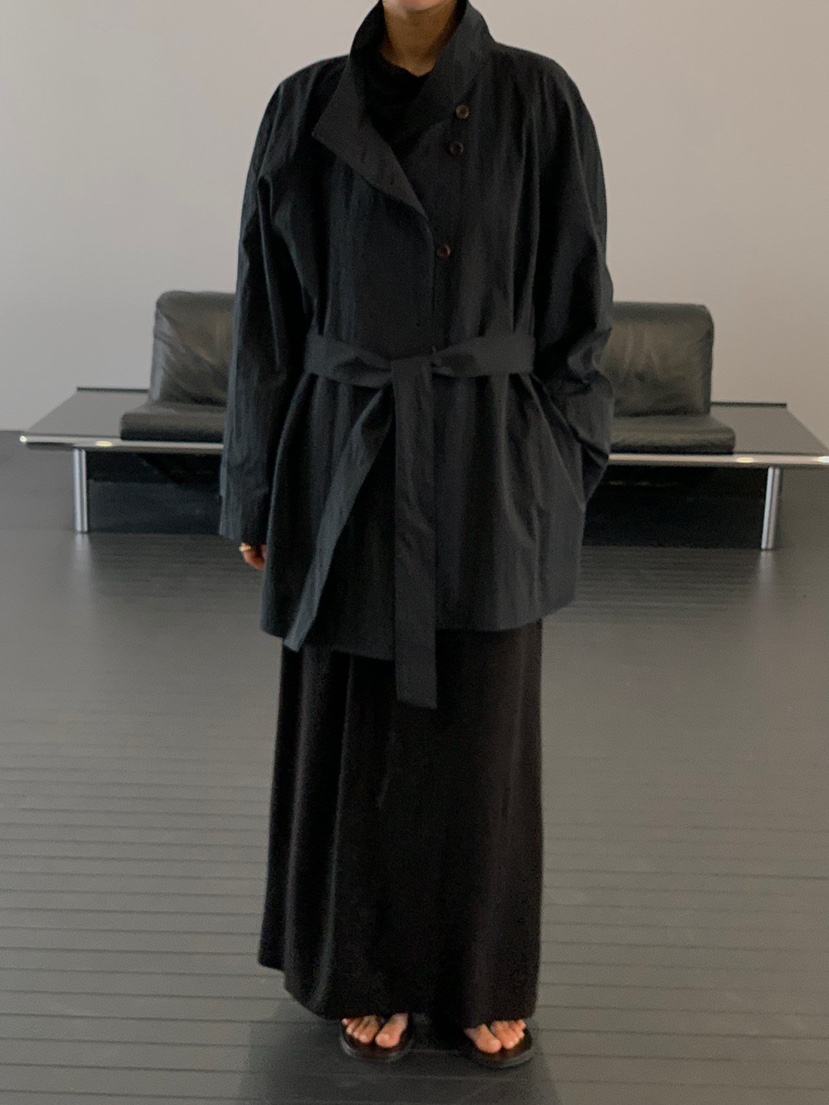 REGULARLY/PLACOR韓國直郵女裝新款真品夾克含腰帶高領雙層REGULARLY/PLACOR夾克
