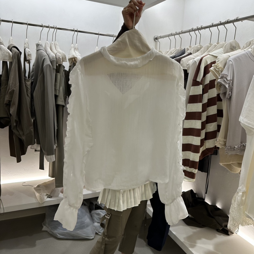 BERTHA東大門實拍女士新款時尚真品熱賣休閑人氣襯衫蕾絲衫BERTHA襯衫/蕾絲衫