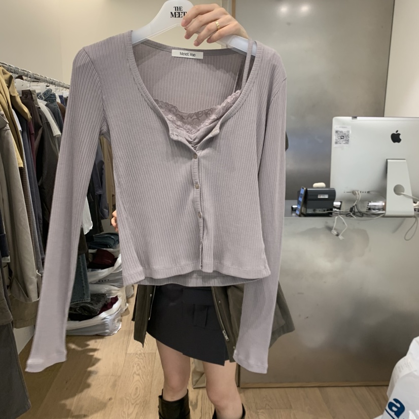 MEET ME東大門代購女士新品休閑時尚熱賣人氣真品套裝套裝MEET ME套裝圖色2