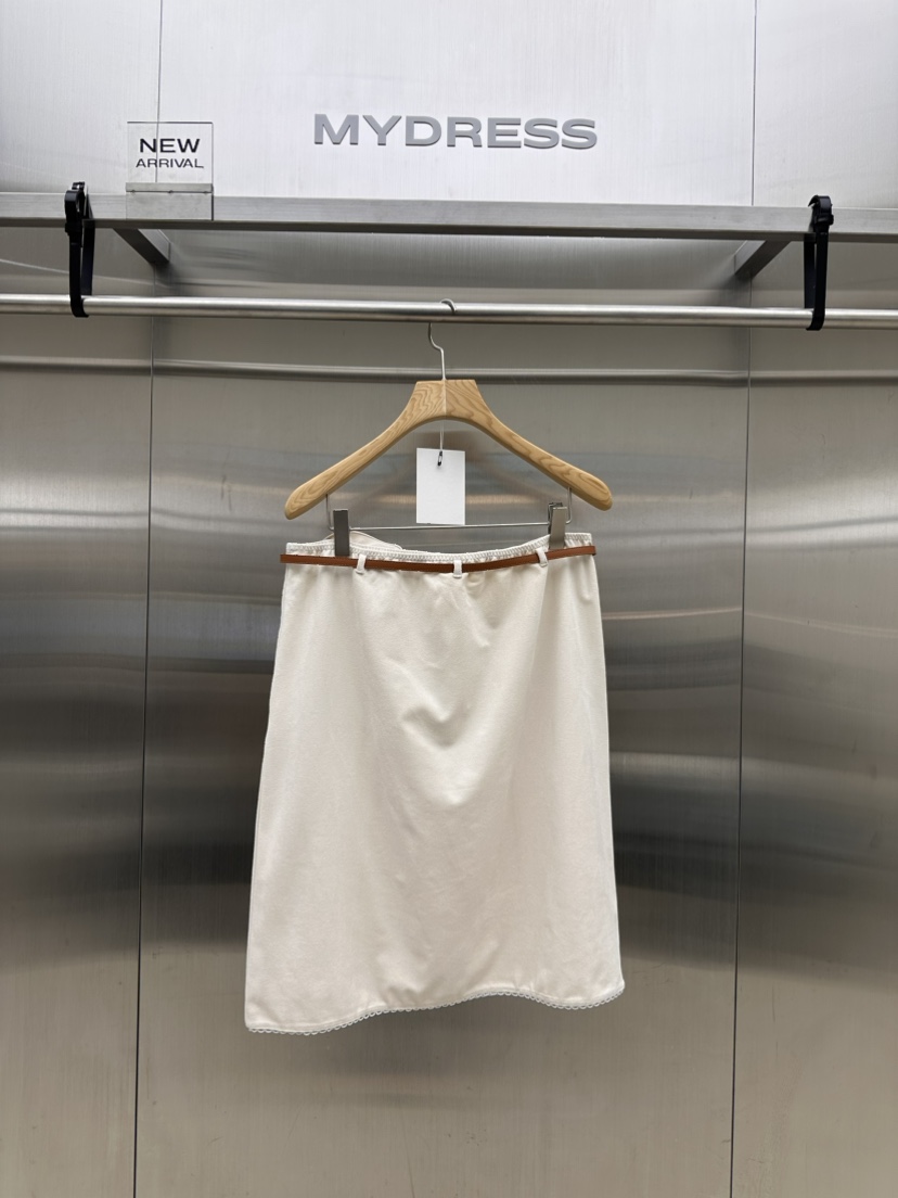 MYDRESS東大門實拍女裝新款真品人氣推薦半身裙中短裙含腰帶MYDRESS半身裙/中短裙