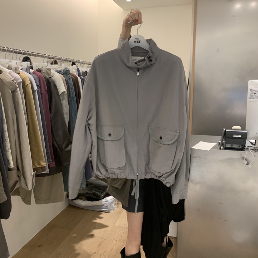 MEET ME韓國代購女裝新品人氣推薦休閑熱賣真品夾克毛絨MEET ME夾克圖色2