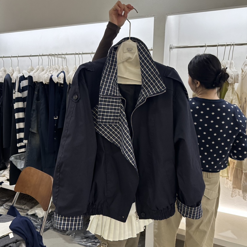 BERTHA韓國代購女裝新品休閑人氣真品推薦熱賣時尚夾克BERTHA夾克圖色2