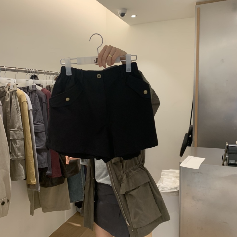 MEET ME東大門代購女士新品時尚人氣熱賣休閑推薦短褲口袋MEET ME短褲圖色2