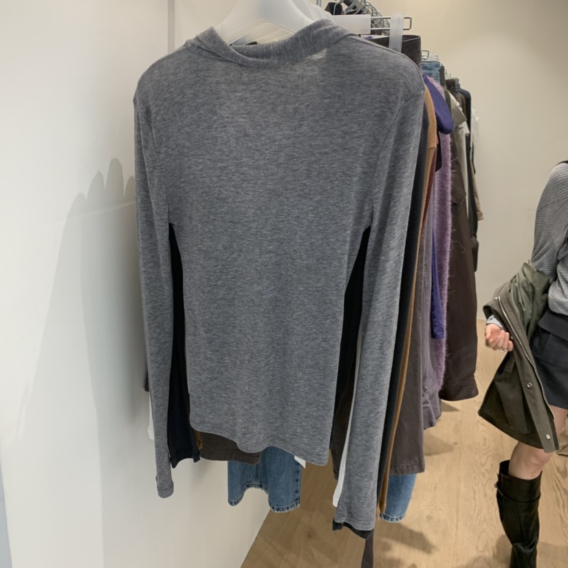 MEET ME韓國直郵女裝新品休閑真品推薦人氣熱賣時尚長袖T恤MEET ME長袖T恤