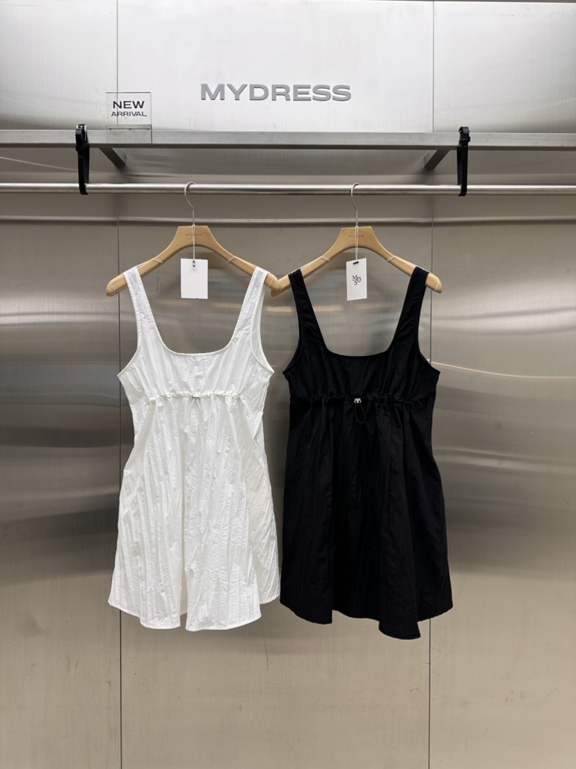 MYDRESS韓國代購女裝新款人氣時尚休閑推薦熱賣連衣裙褶皺MYDRESS連衣裙